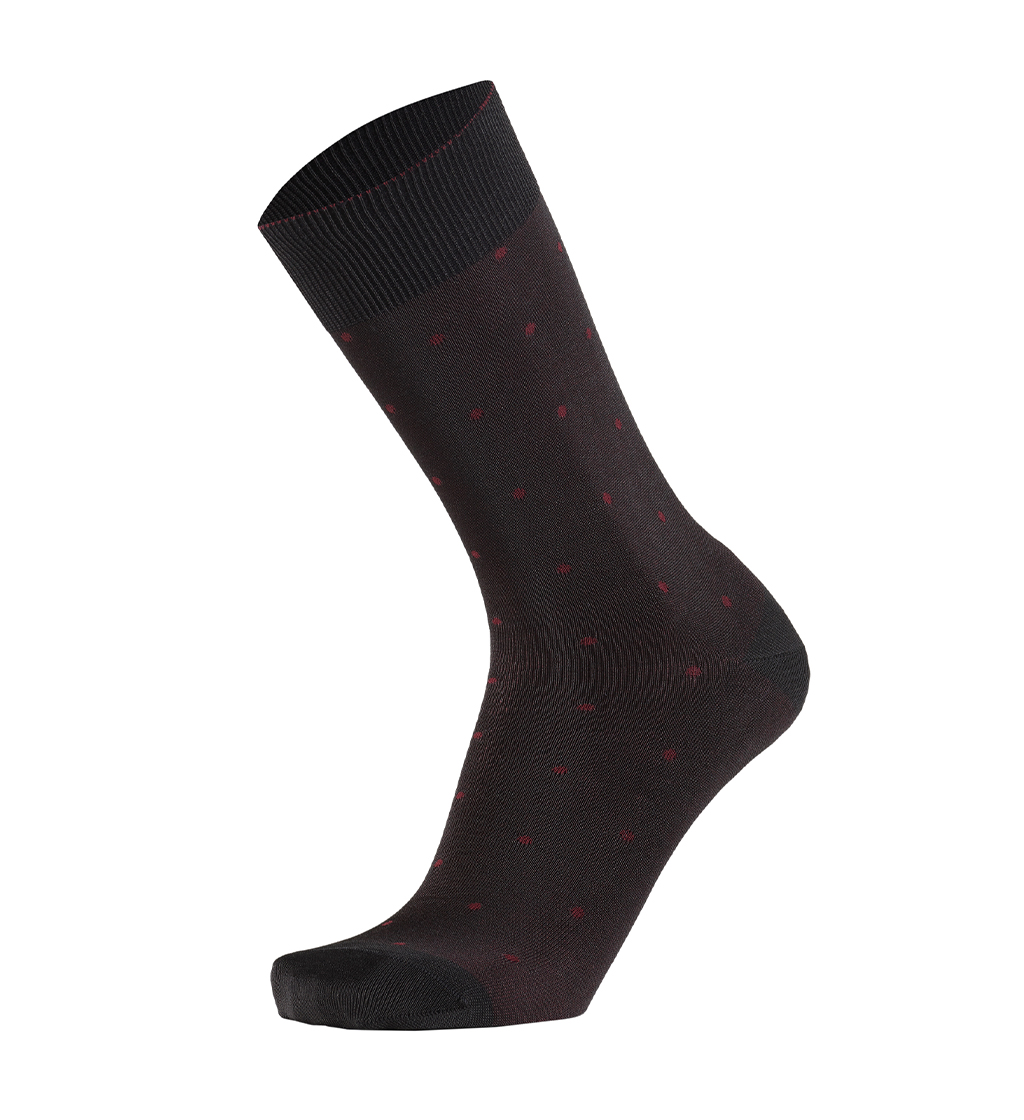 Meias Homem 2-Color Balls Anthracite/Bordeaux