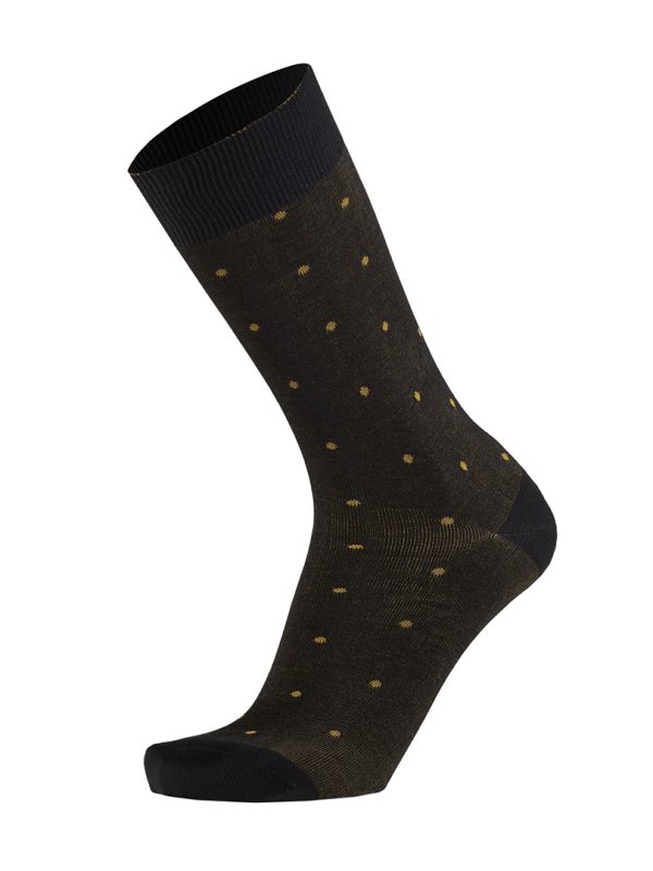 Meias Homem 2-Color Balls Black/Yellow