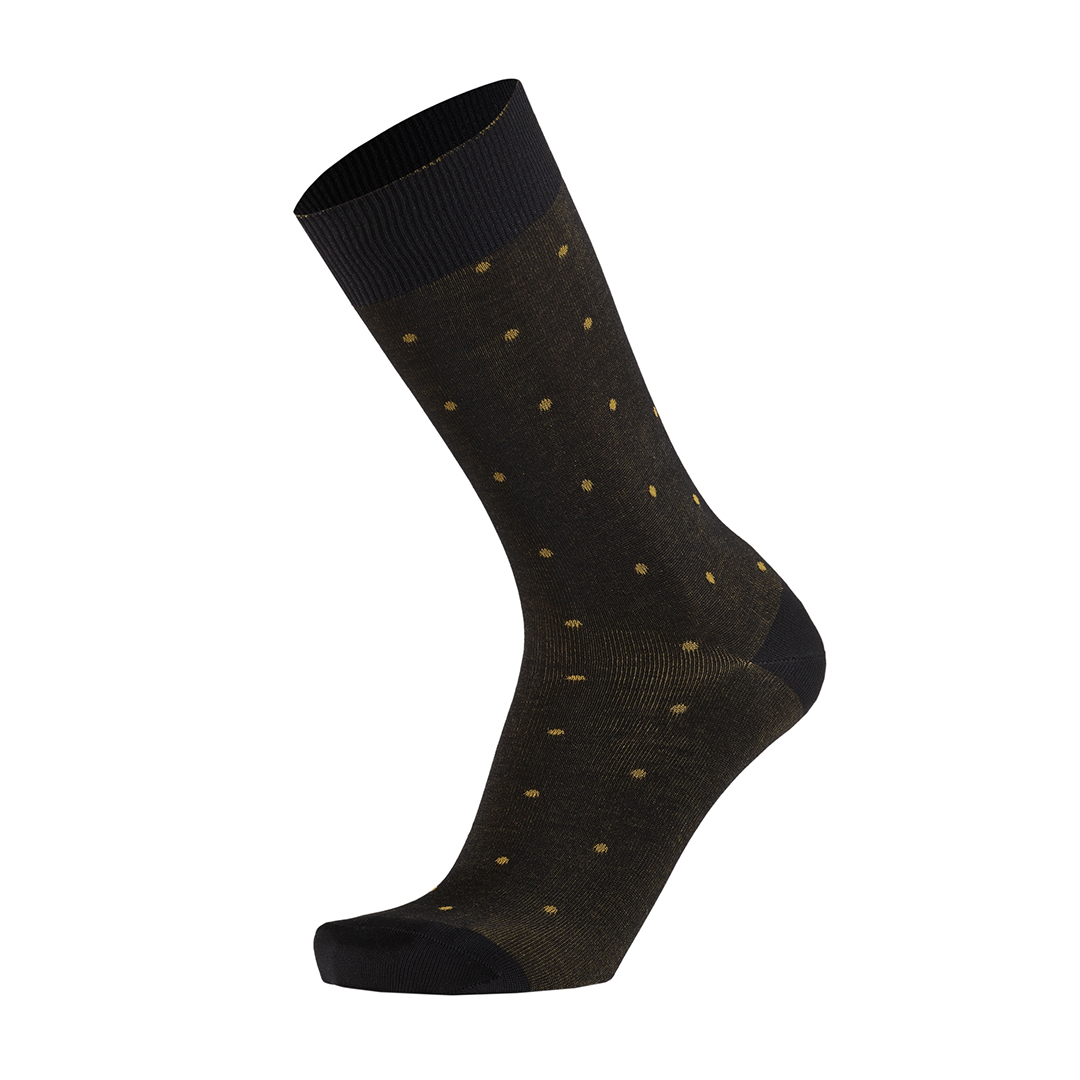 Meias Homem 2-Color Balls Black/Yellow