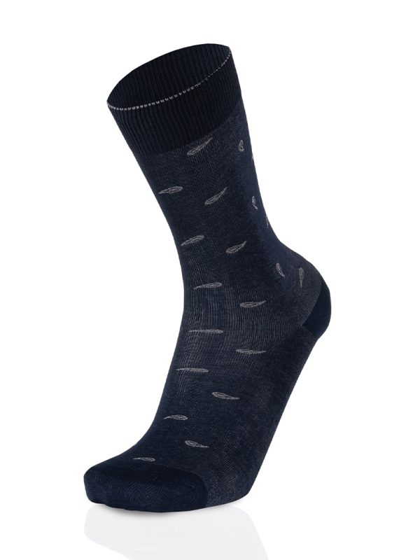 Meias Homem 2-Color Paisley Blue/Grey