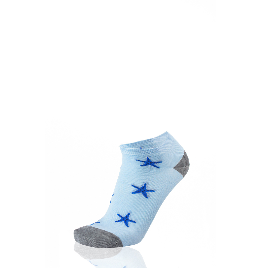 Meias Mulher Ankle Starfish Light Blue