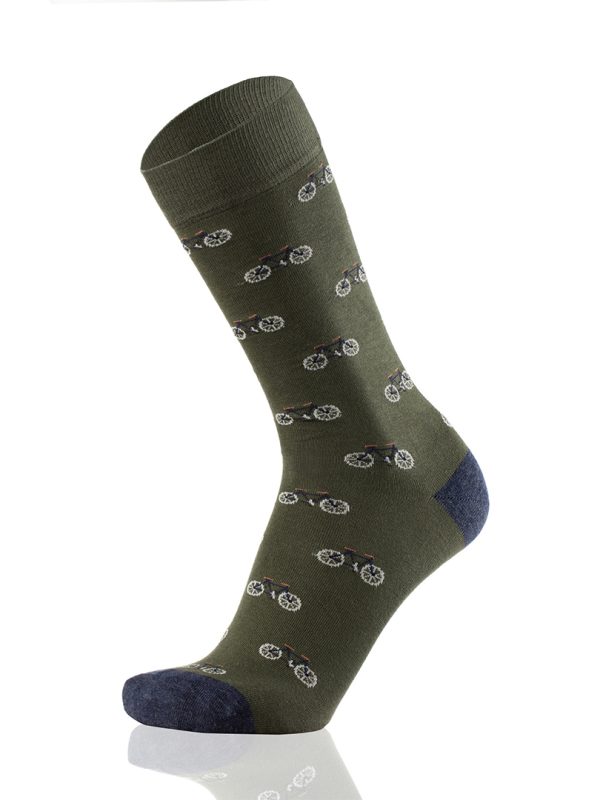 Meias Homem Bicycles Military Green