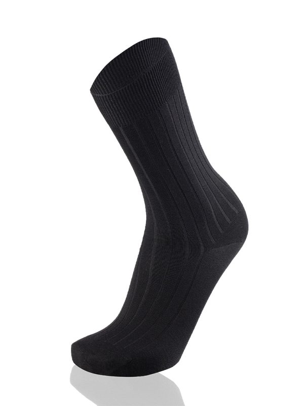 Meias Mulher Canalé Black 100% Merino Wool