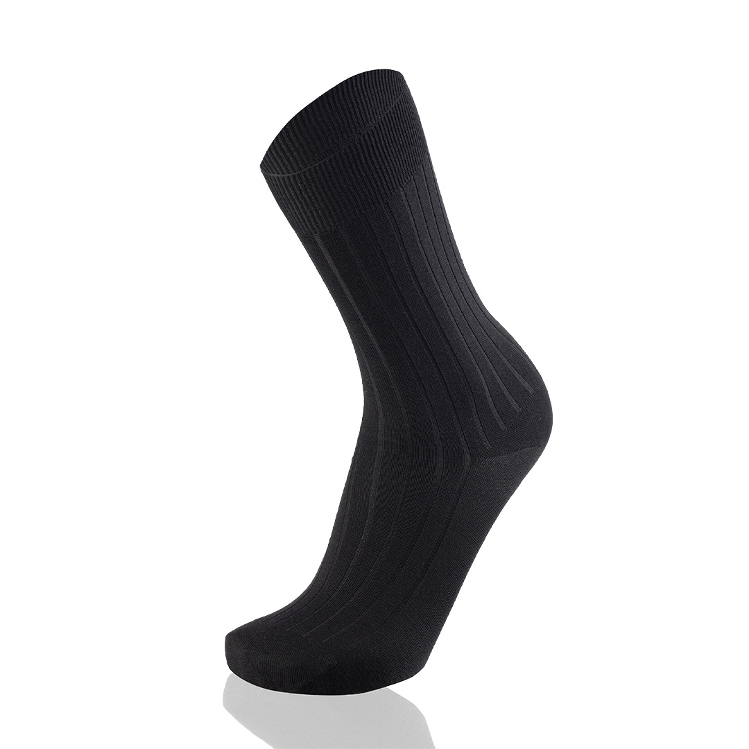 Meias Mulher Canalé Black 100% Merino Wool