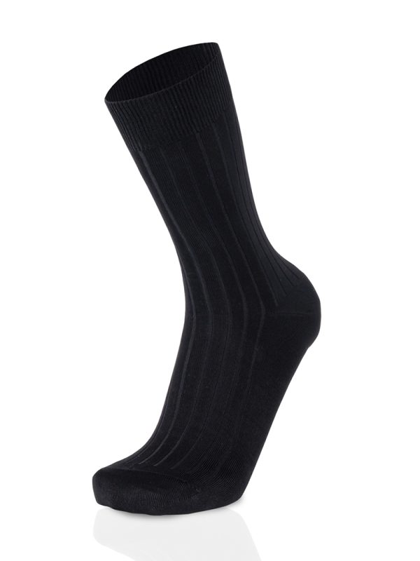 Meias Mulher Canalé Black Fil D'Ecosse