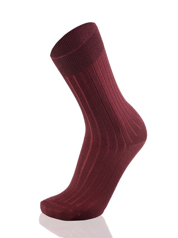 Meias Mulher Canalé Bordeaux 100% Merino Wool