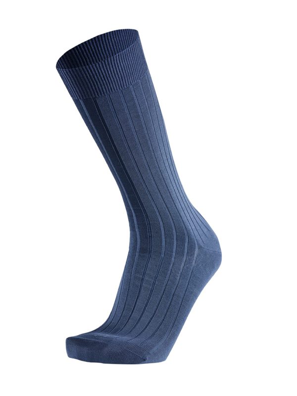 Meias Mulher Canalé Petrol Blue Fil D'Ecosse