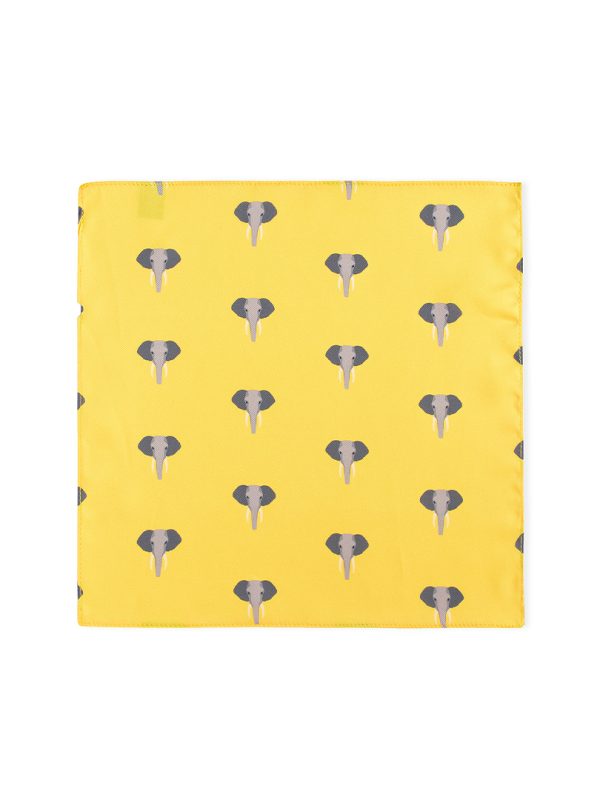 Lenço de Bolso Homem Elephant Yellow