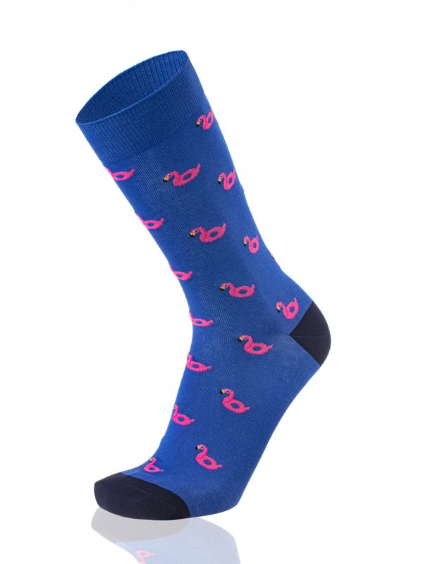 Meias Homem Flamingos Royal