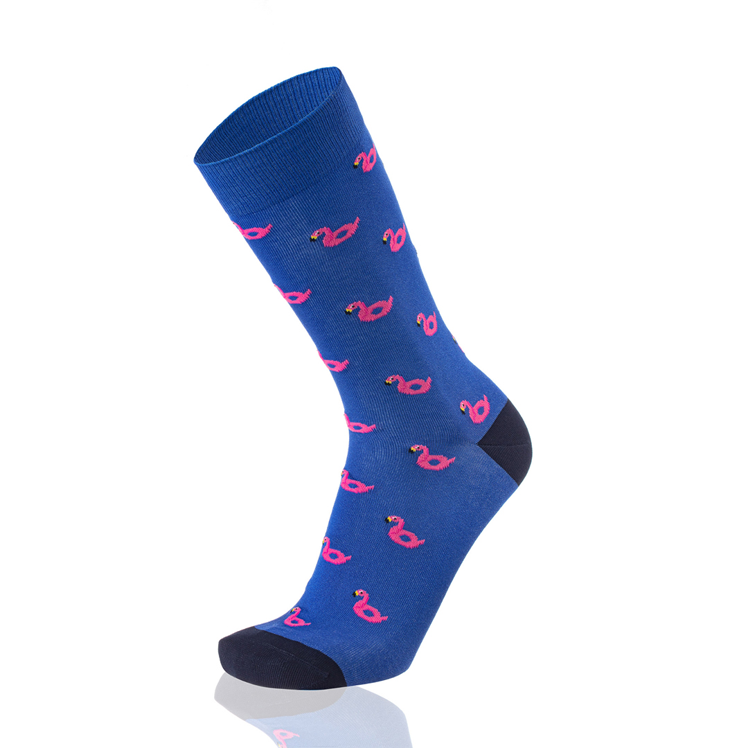Meias Homem Flamingos Royal