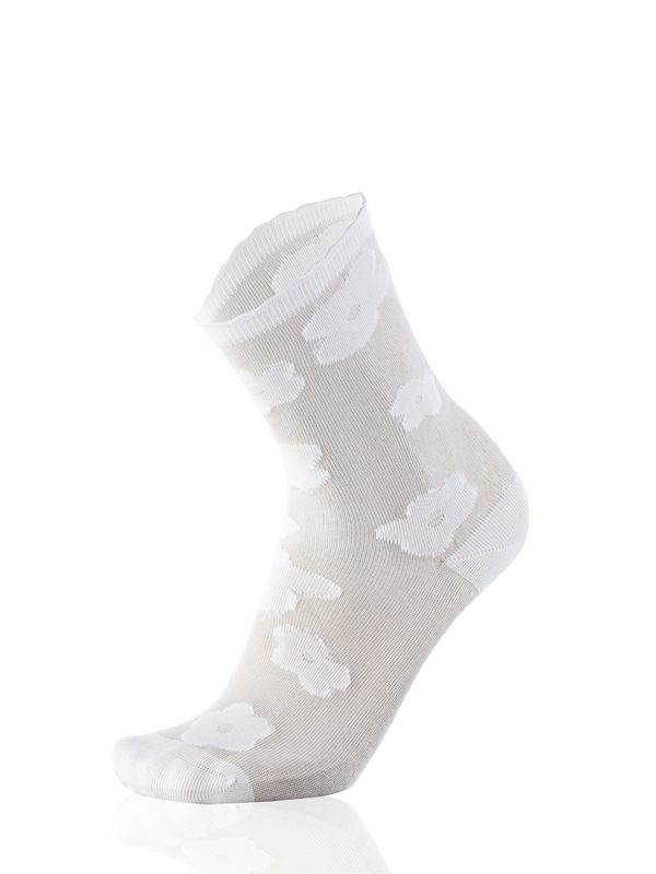 Meias Mulher Flora White