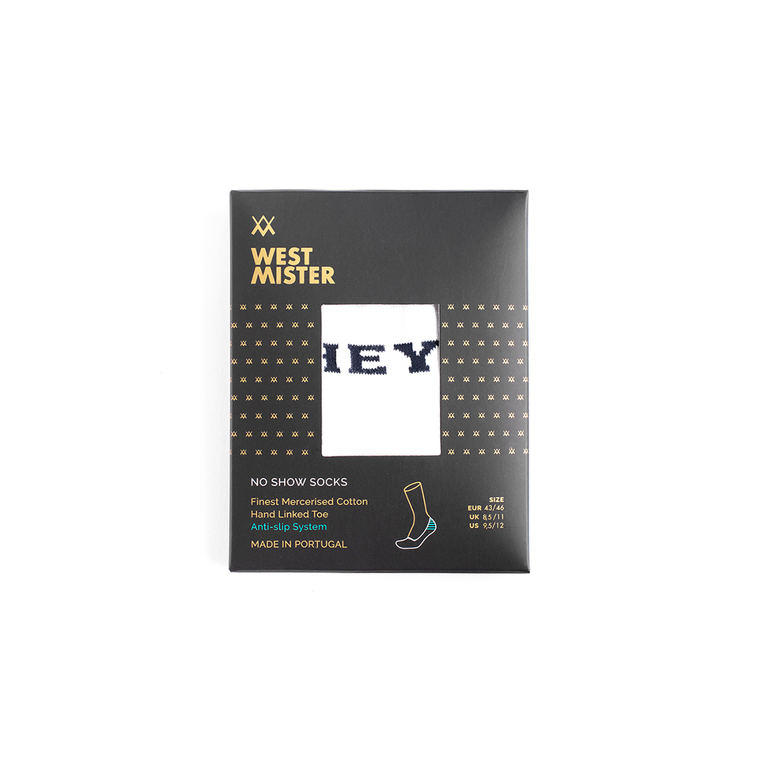 Meias Soquetes Invisíveis Homem Hey Mister White - Image 3