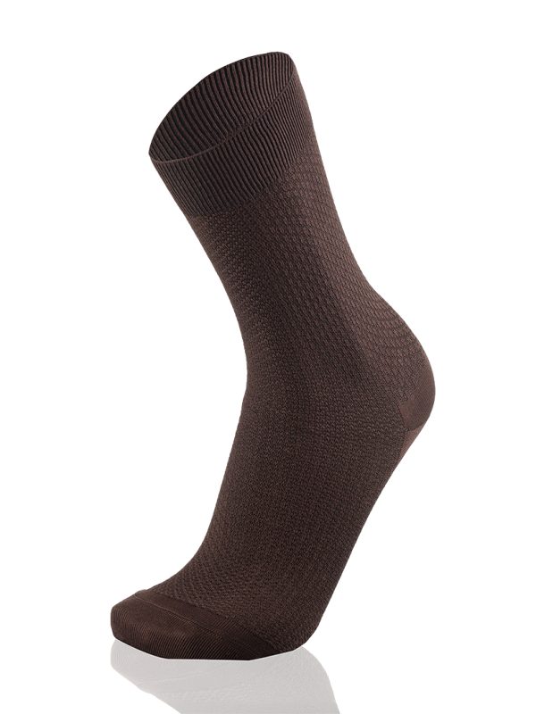 Meias Homem Interlaced Brown