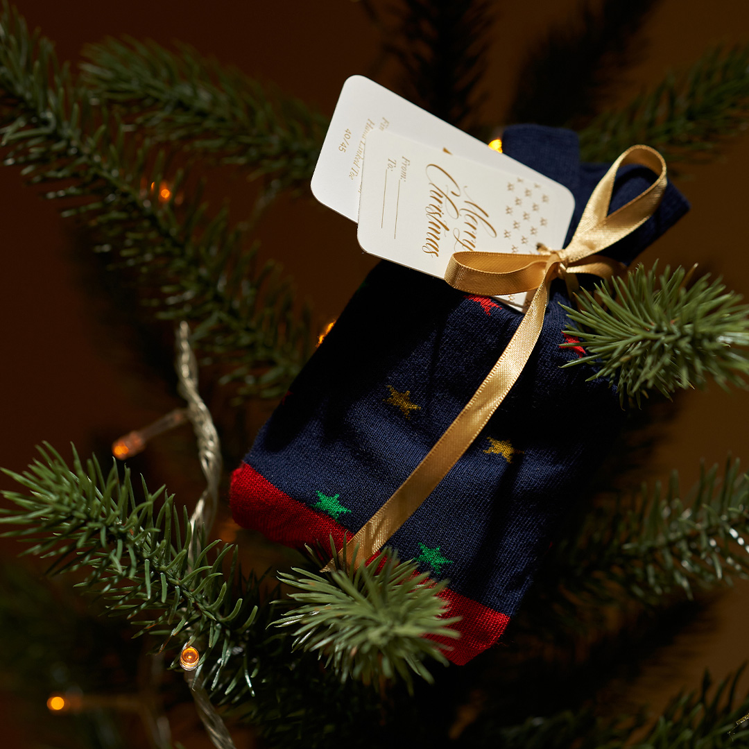 Meias Mulher Mistletoe Blue - Image 2