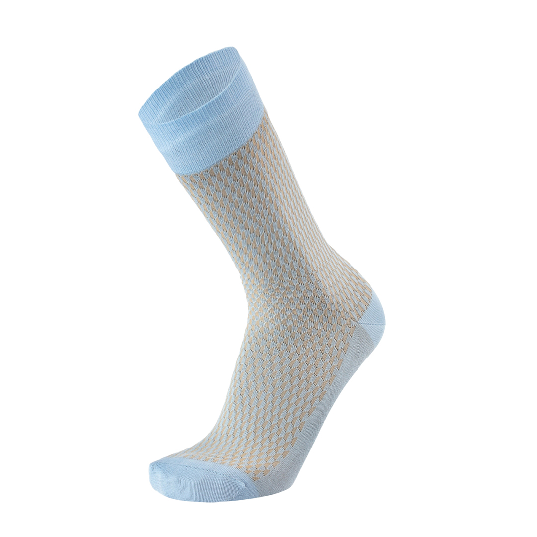 Meias Mulher Pattern Light Blue