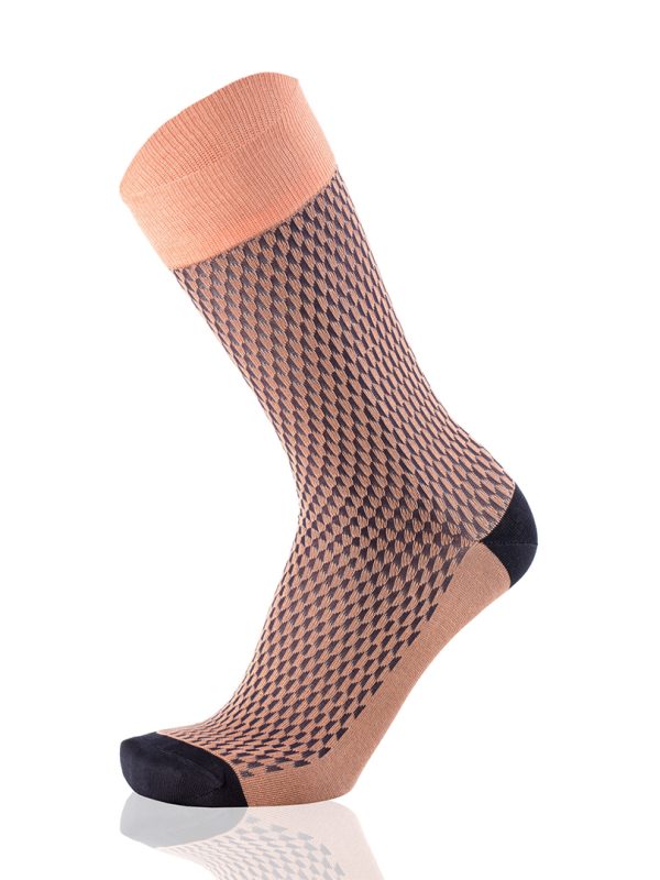 Meias Mulher Pattern Peach