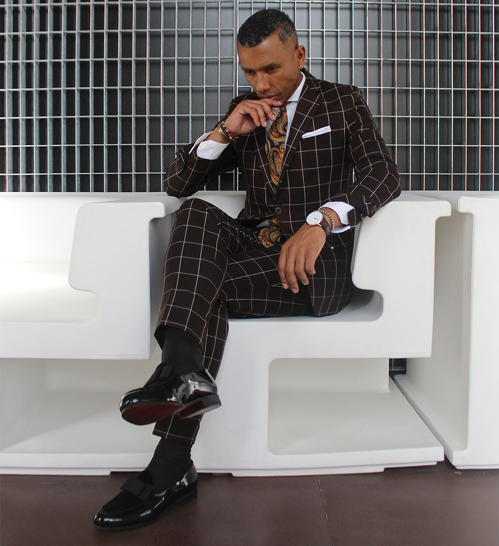 Meias Homem Plain Anthracite Fil D'Ecosse - Image 3