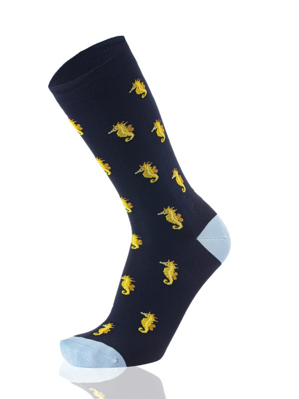 Meias Homem Sea Horses Marine