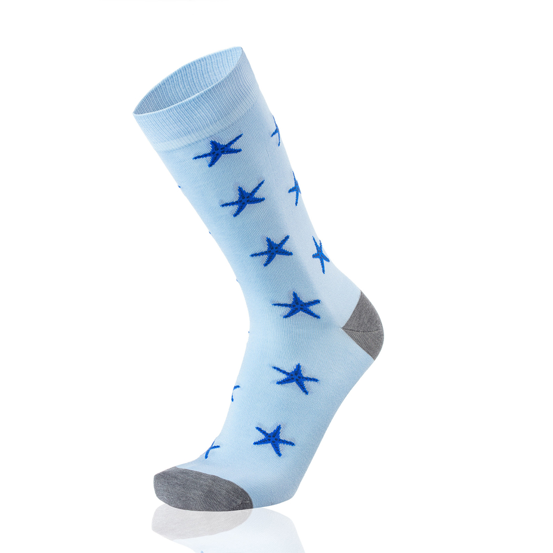 Women's Starfish Light Blue Socks