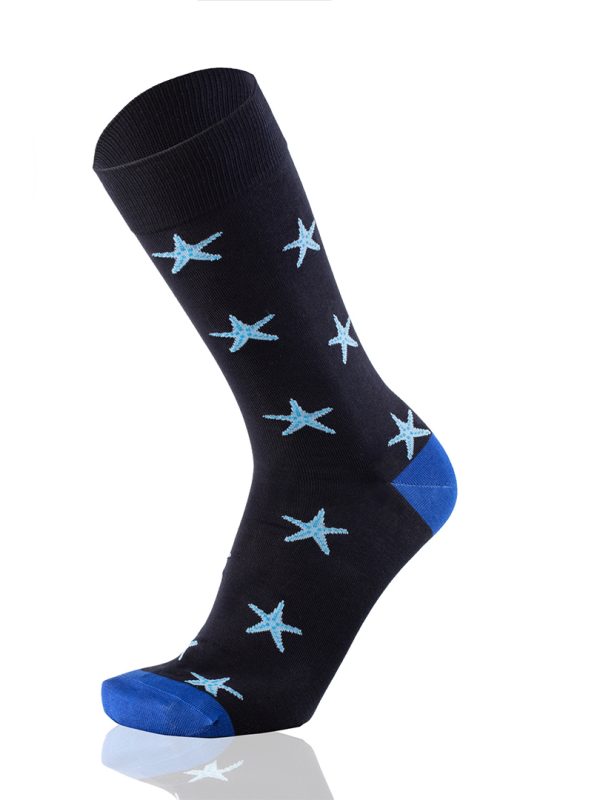 Calcetines marinos de estrella de mar para mujer