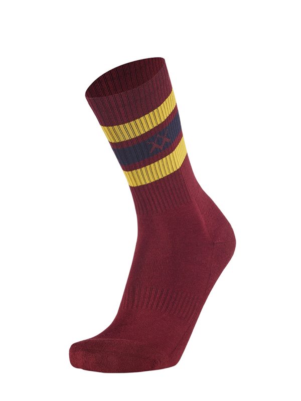 Meias Homem Stripes WM Bordeaux