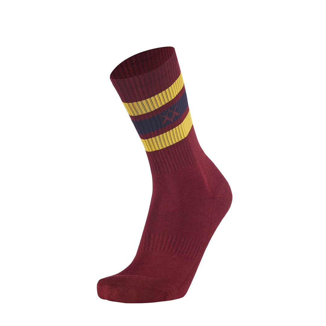Meias Homem Stripes WM Bordeaux