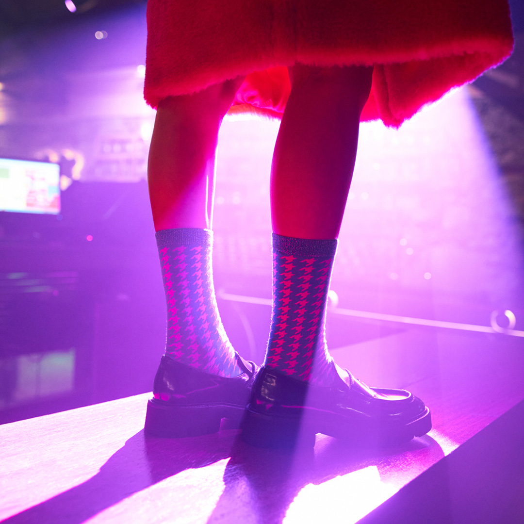 Calcetines Vivian Azul Mujer - Imagen 3