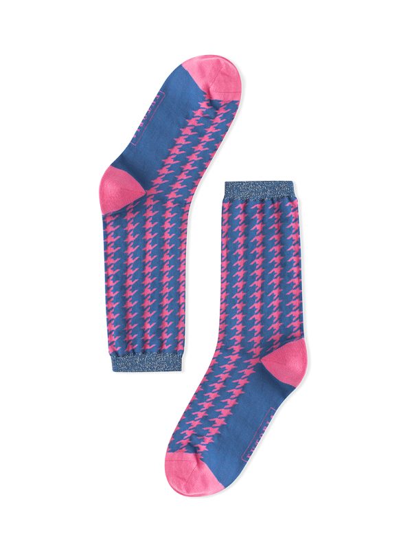 Calcetines Vivian Azul Mujer