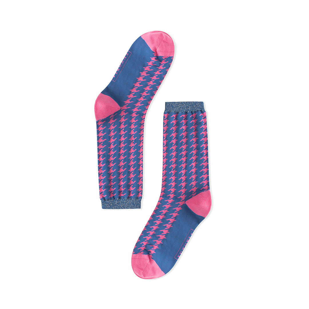 Calcetines Vivian Azul Mujer