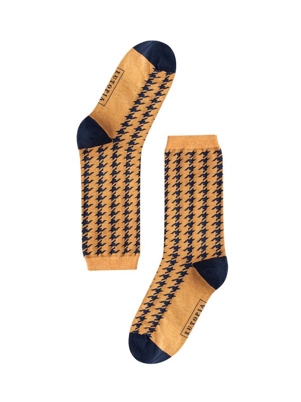 Meias Mulher Vivian Dark Yellow