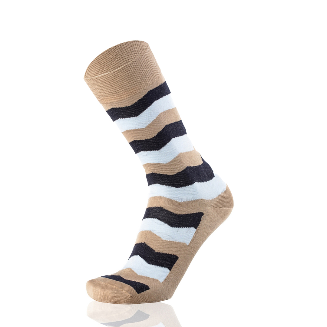 Meias Mulher Waves Beige