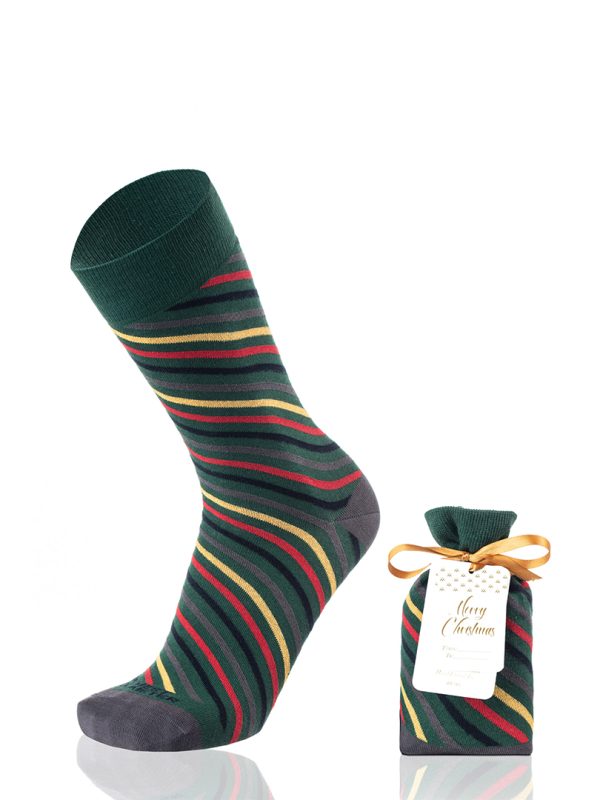 Meias Homem Xmas Mood Dark Green
