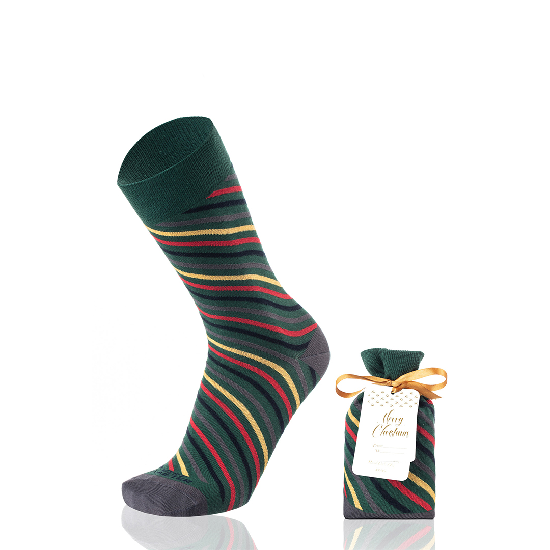 Meias Homem Xmas Mood Dark Green