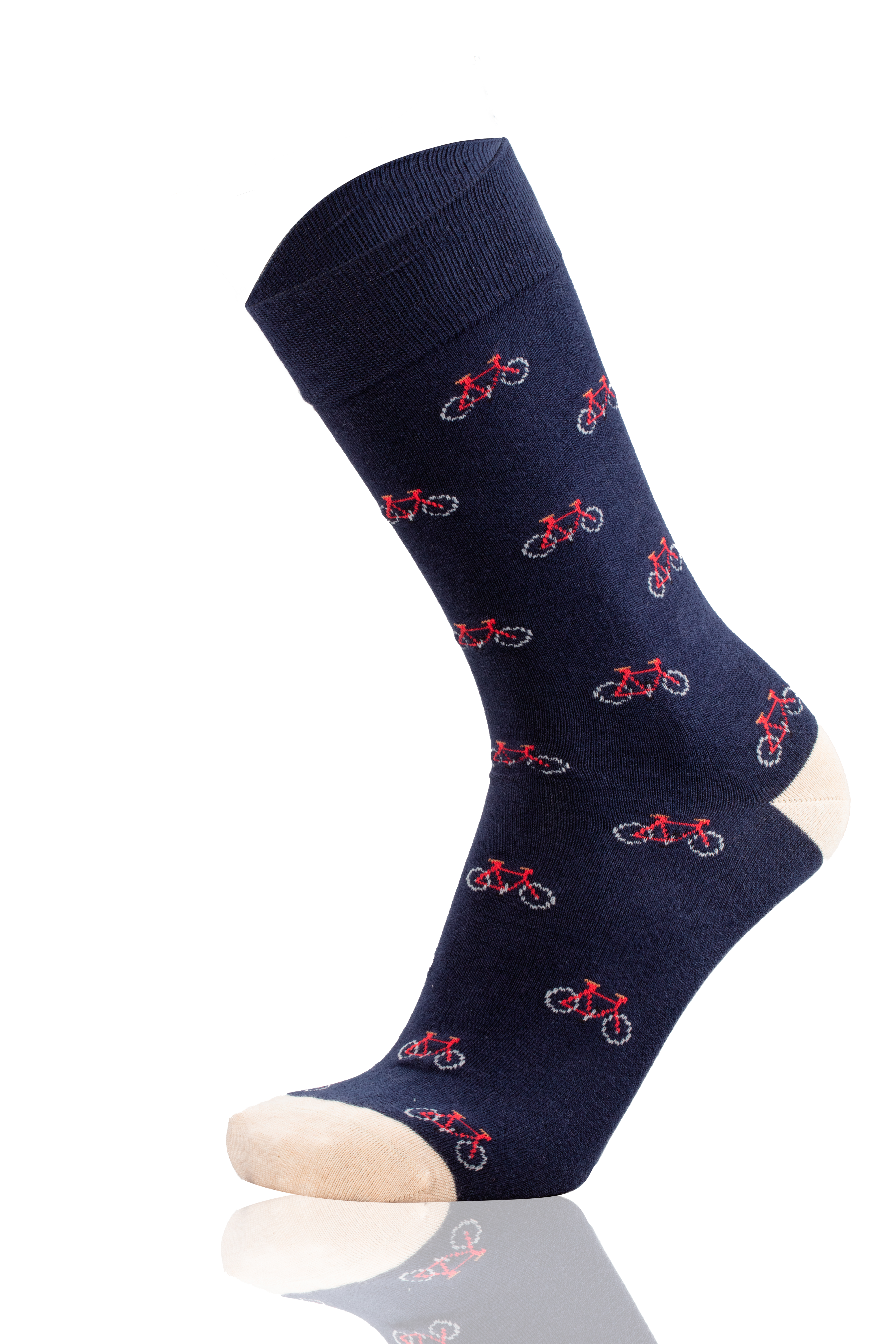 Men's Socks Bicycles Marine