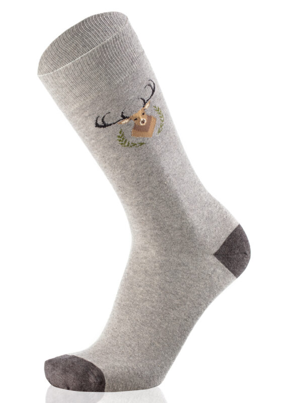 Meias Homem Deer Grey Melange