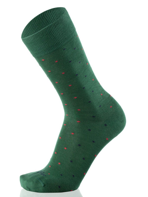 Meias Homem Dot Dark Green