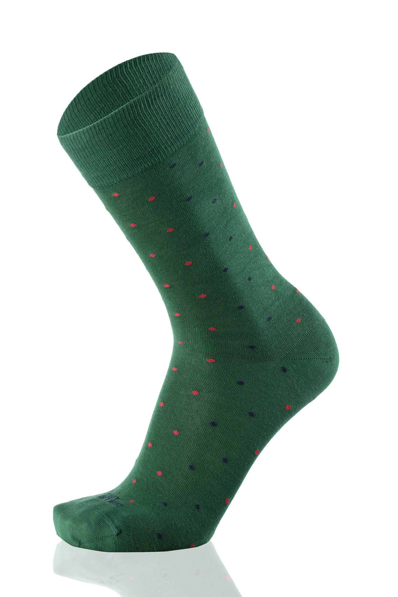 Meias Homem Dot Dark Green