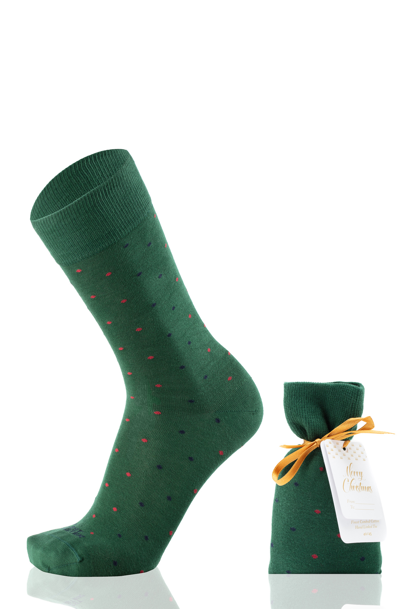 Meias Homem Dot Dark Green - Image 3
