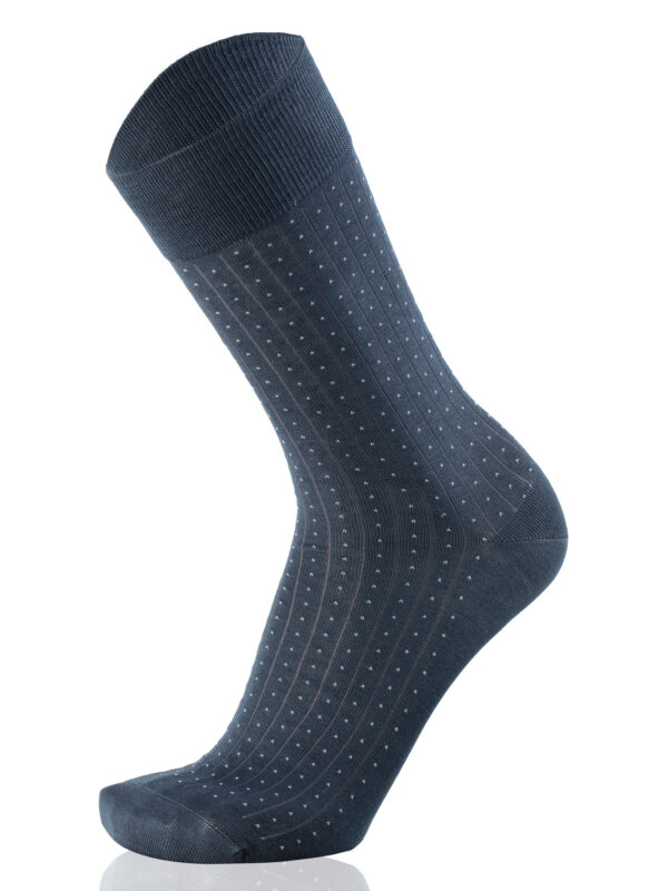 Meias Homem Dots Petrol Blue