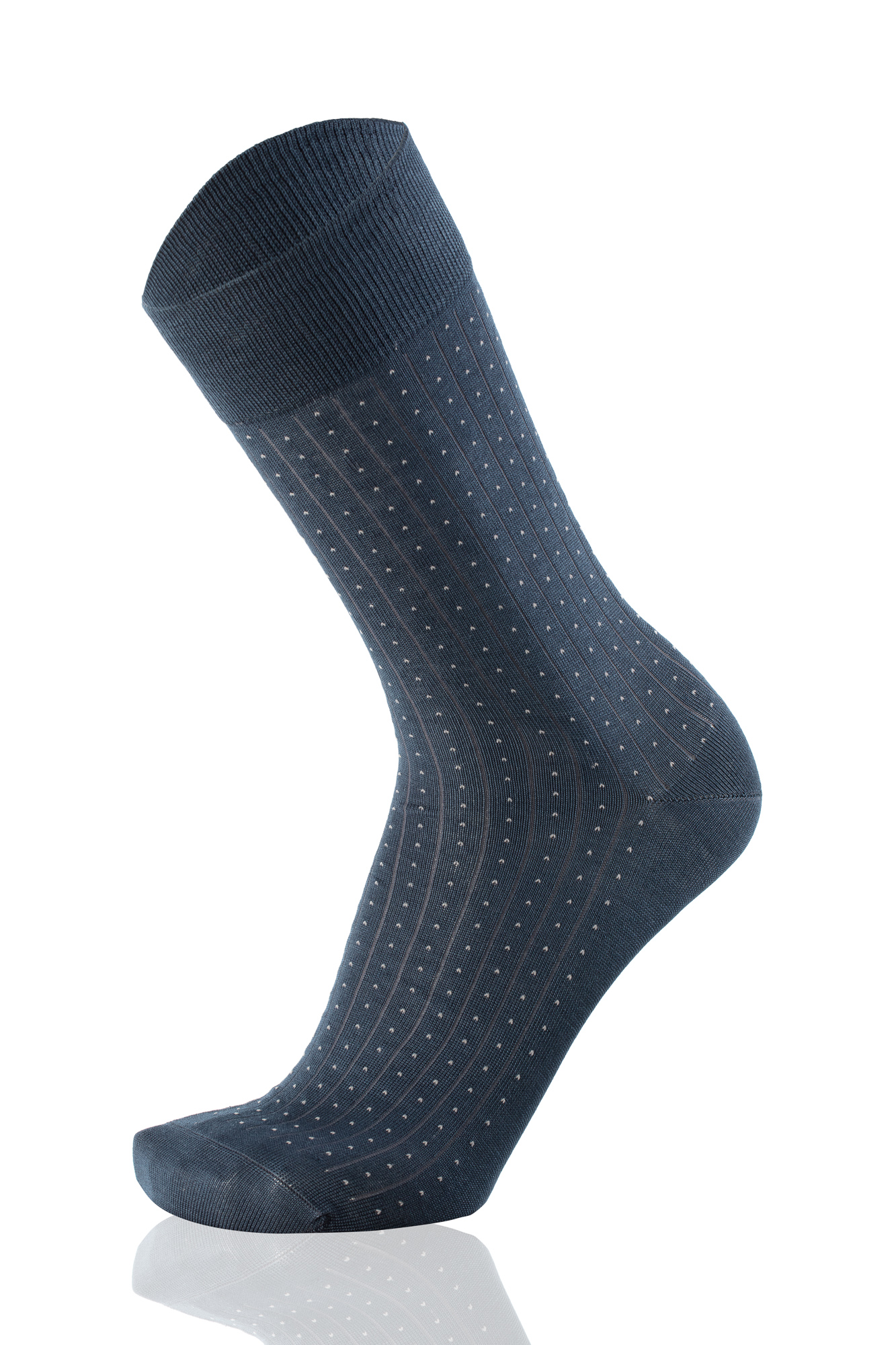 Meias Homem Dots Petrol Blue