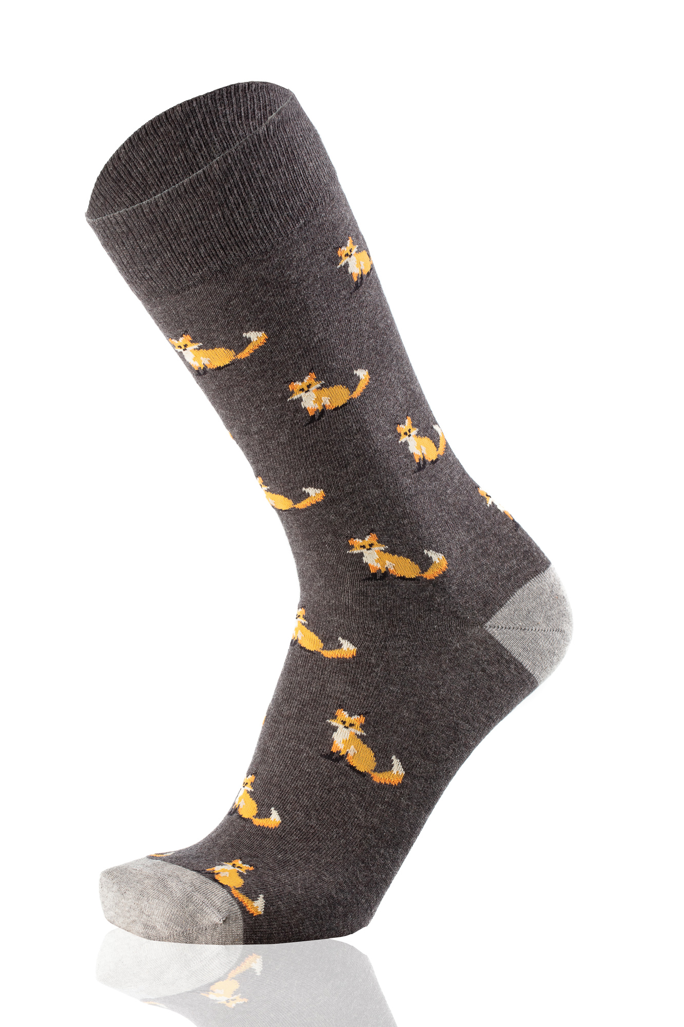 Calcetines Zorro Antracita Melange