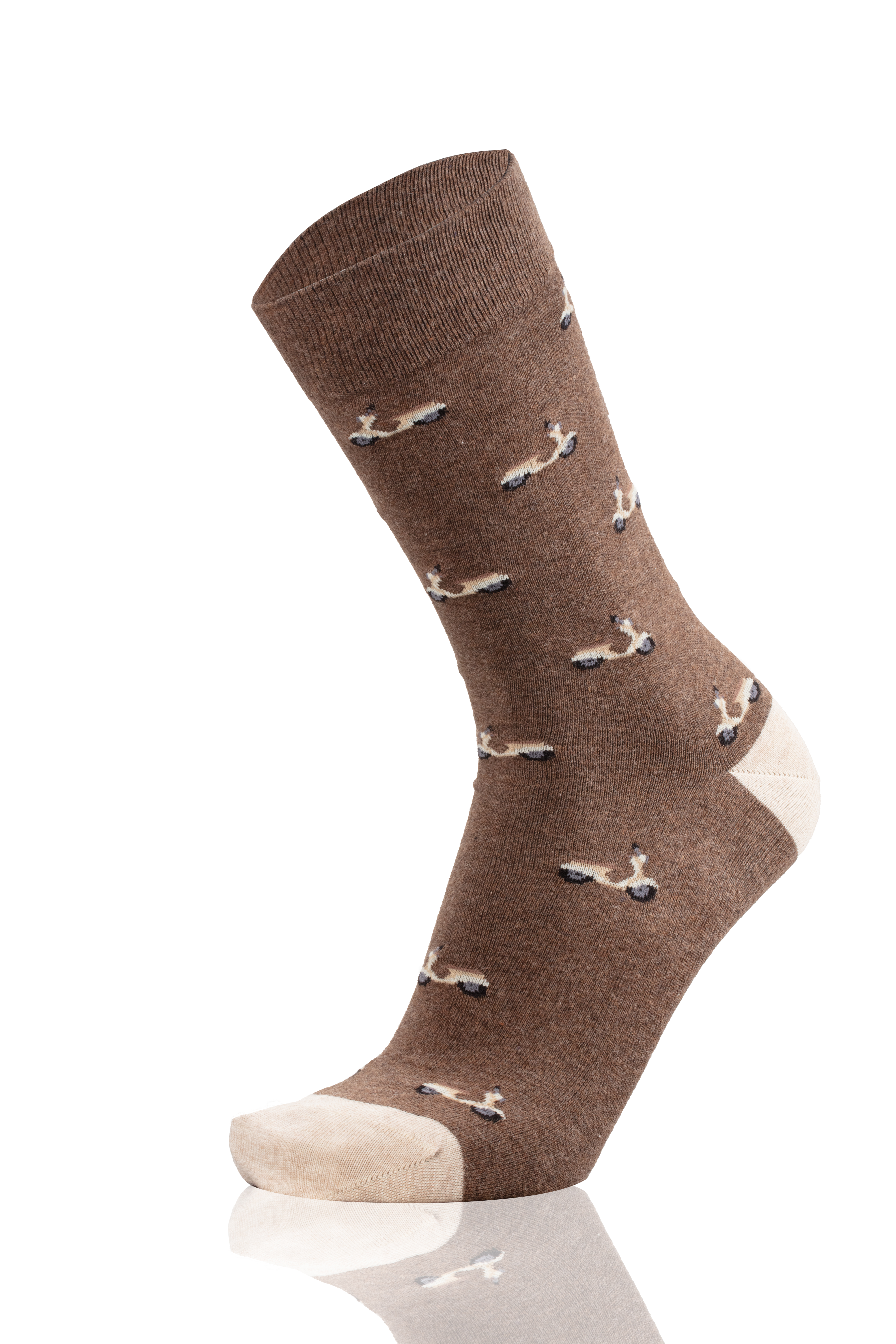 Men's Socks Vespa Brown Melange